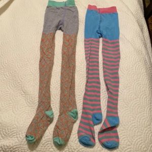 3 pair of Matilda Jane footed leggings